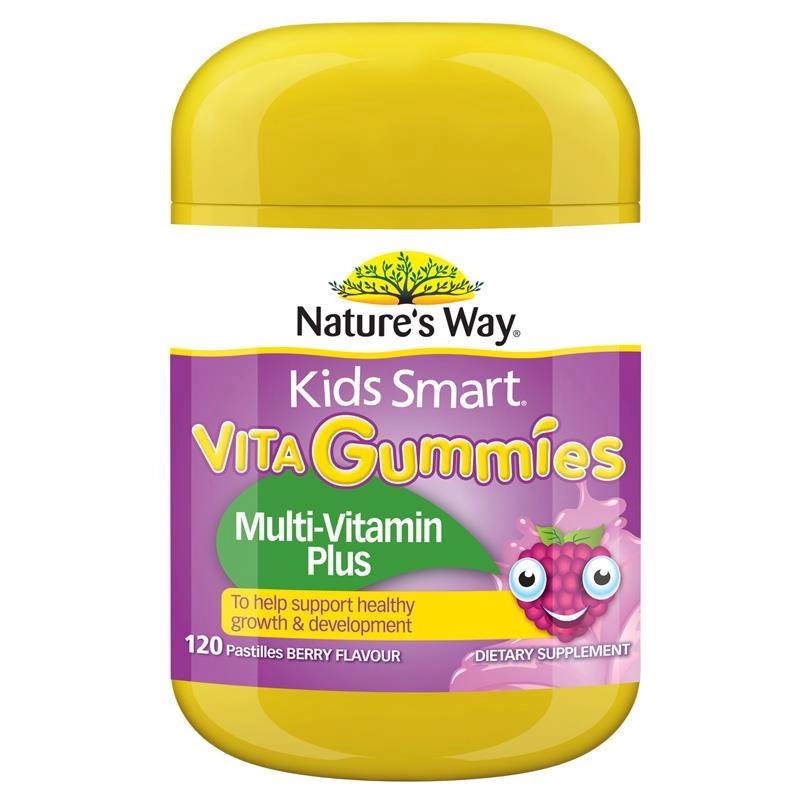 Nature’s Way Kids Smart Vita Gummies Multi-Vitamin Plus 120 Pastilles