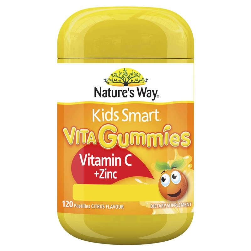 Nature’s Way Kids Smart Vita Gummies Vitamin C + Zinc 120 Pastilles