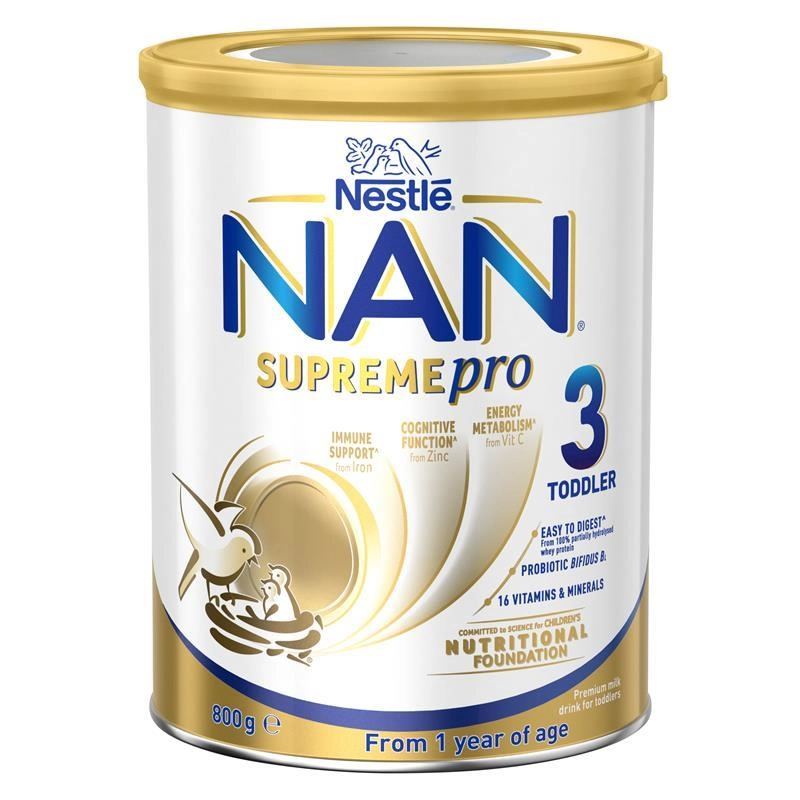 Nestlé NAN SUPREMEpro 3 Premium Toddler Milk Drink Powder from 1 Year 800g