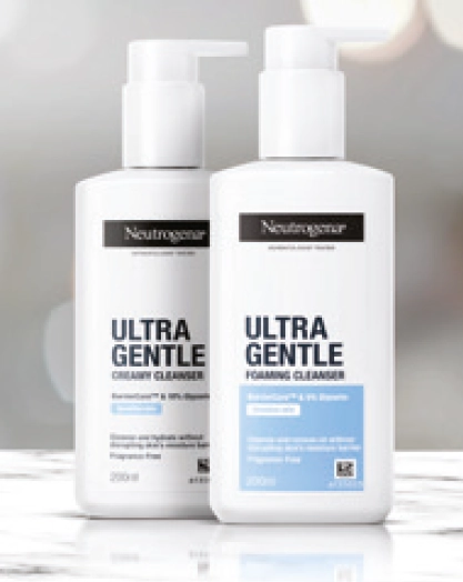 Neutrogena Fragrance Free Extra Gentle or Ultra Gentle Foaming Cleanser 200ml