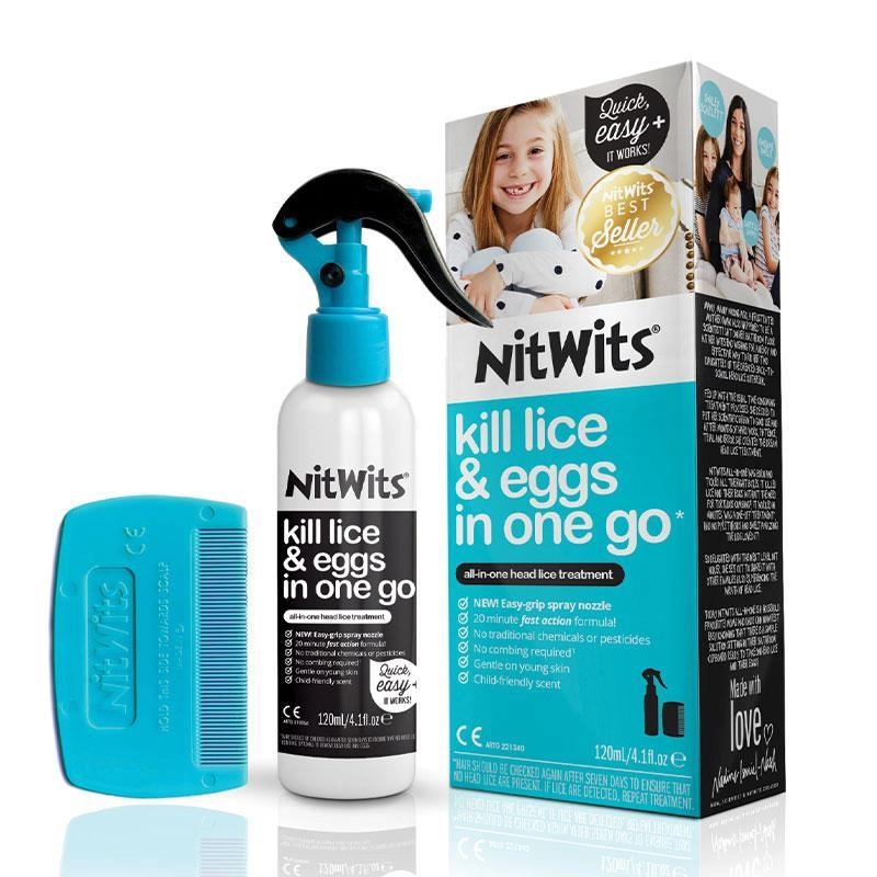 NitWits All-In-One Head Lice Solution 120ml