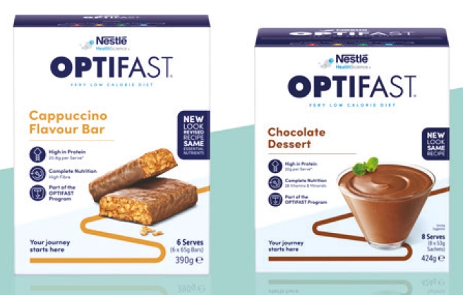 Optifast VLCD Bars or Desserts 53g - 630g Assorted Variants