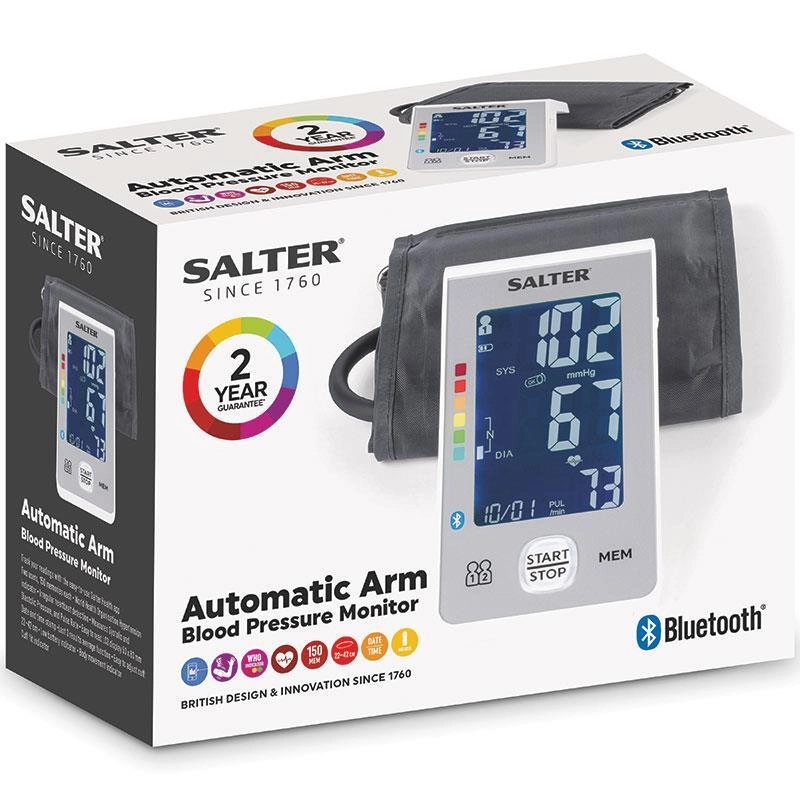 Salter Automatic Arm Bluetooth Automatic Arm Blood Pressure Monitor