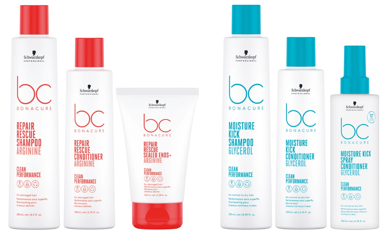 Schwarzkopf Bonacure Haircare & Styling Range