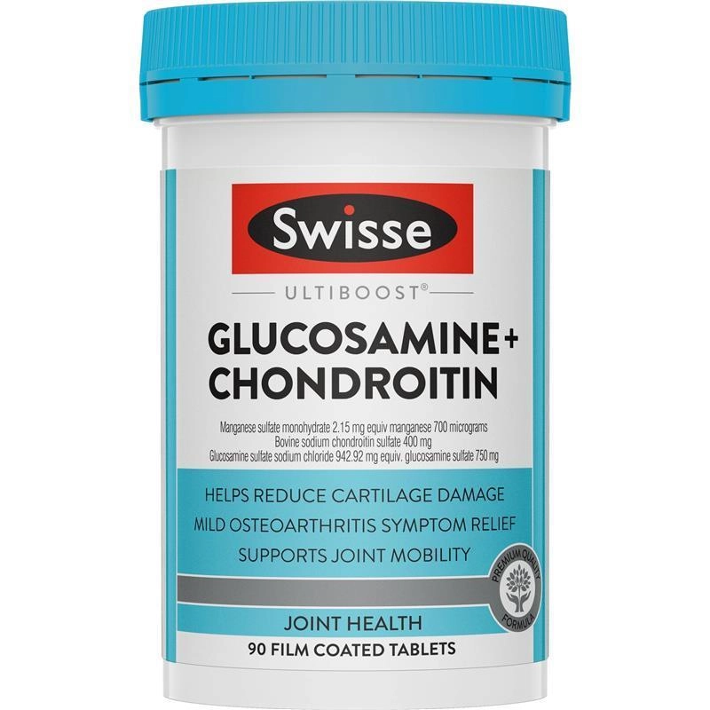 Swisse Ultiboost Glucosamine + Chondroitin 90 Tablets