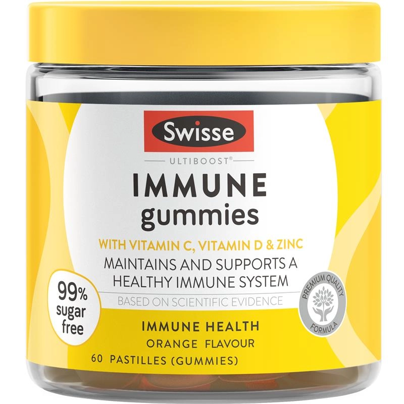 Swisse Ultiboost Immune Gummies 60 Pastilles