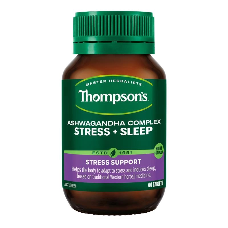 Thompson’s Ashwagandha Complex Stress + Sleep 60 Tablets