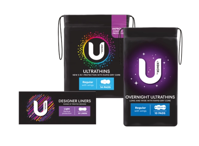 U by Kotex Selected Range