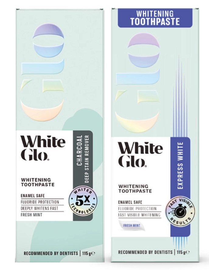 White Glo Charcoal or Express Toothpaste 115g