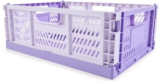 15L Collapsible Crate - Medium, Lilac