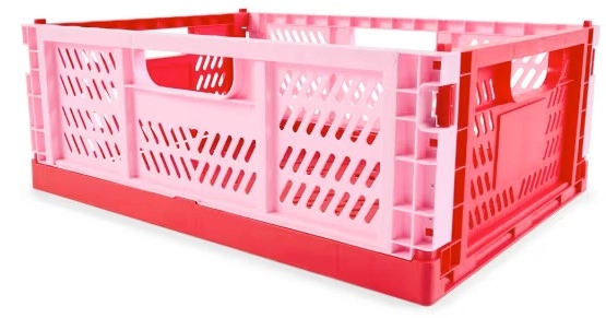 15L Collapsible Crate - Medium, Red