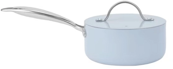 16cm Ceramic Non-Stick Saucepan - Blue