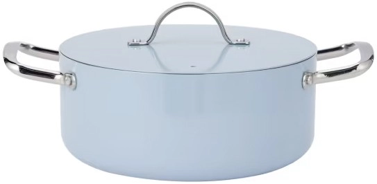 24cm Ceramic Non-Stick Casserole - Blue