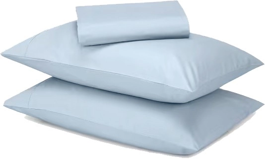 500 Thread Count Australian Grown Cotton Sheet Set - Queen Bed, Blue