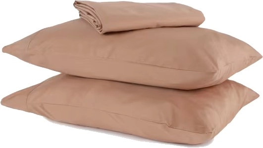 500 Thread Count Australian Grown Cotton Sheet Set - Queen Bed, Tan