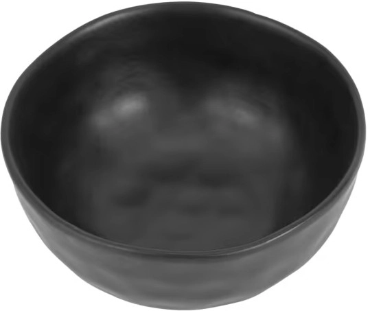 Black Hammered Small Bowl