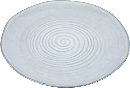 Blue Swirl Dinner Plate