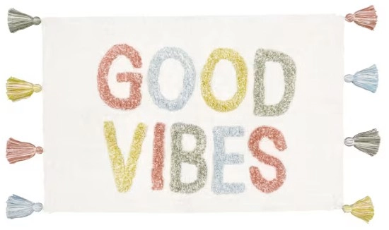 Good Vibes Bath Mat