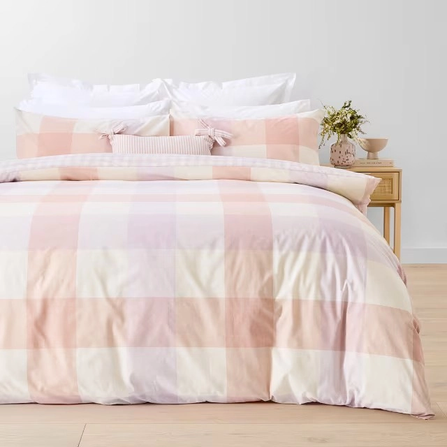 Millie Reversible Cotton Rich Quilt Cover Set - Double Bed