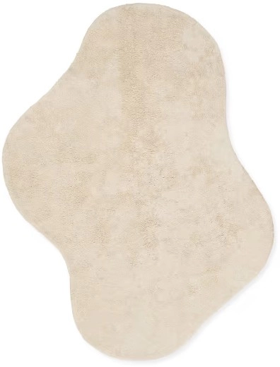 Puddle Rug - White, Large - 265cm x 195cm