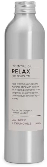 Relax Lavender and Chamomile Reed Diffuser Refill 260ml