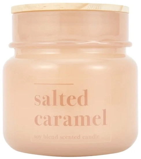 Salted Caramel Soy Blend Scented Jar Candle