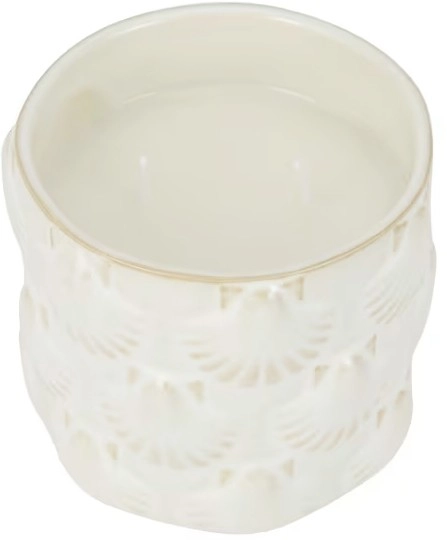 Shell Embossed Candle