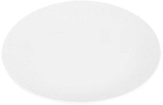 White Aspen Dinner Plate