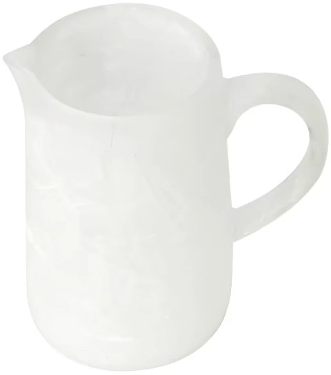 White Resin Jug