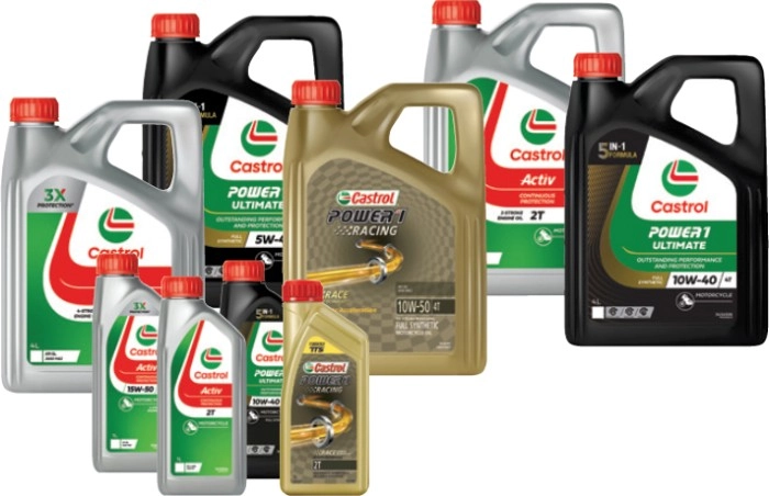 20% off Castrol Motorcycle Oils^