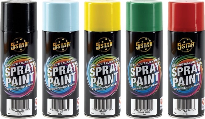 5 Star 250g Enamel Spray Paint