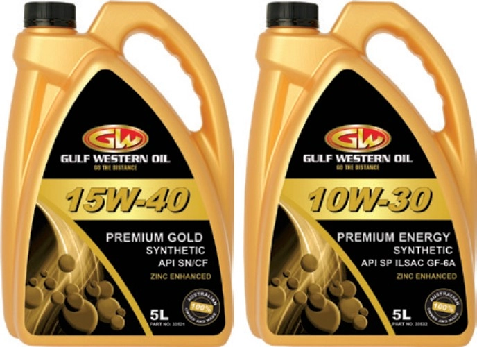 Gulf Western 5L Premium Engine Oils^