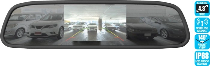 Nanocam + 4.3” Wireless Reverse Camera