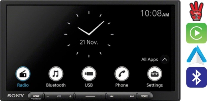 Sony 6.95” Apple CarPlay & Android™ Auto Digital Media Player^