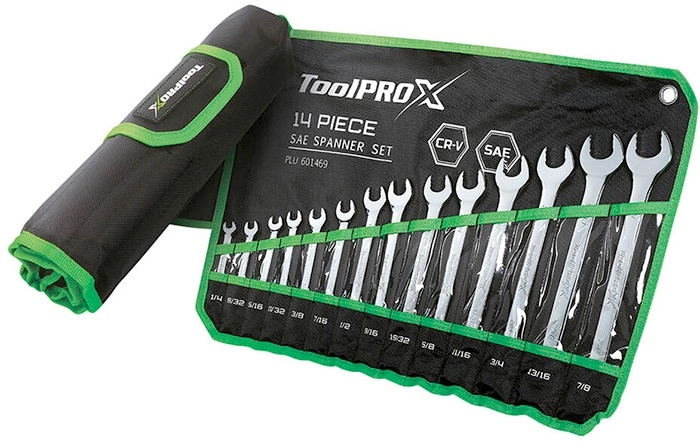 ToolPRO-X 14 Pce SAE Spanner Set