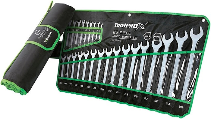 ToolPRO-X 25 Pce Metric Spanner Set