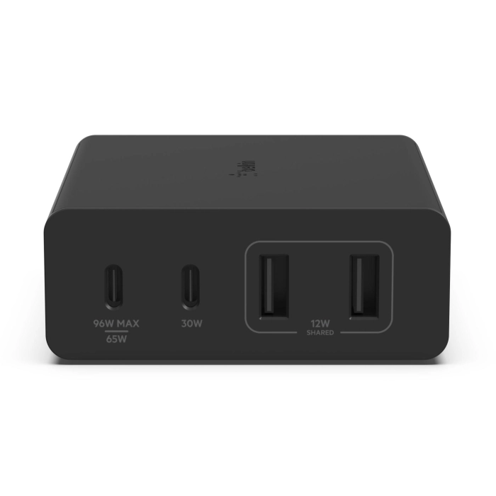 Belkin BoostCharge Pro 4-Port 108w GaN Charger (Black)