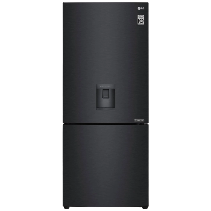 LG GB-W455MBL 420L Bottom Mount Fridge (Matte Black)