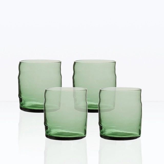 Brooke Glass Tumbler Set of 4 by M.U.S.E.