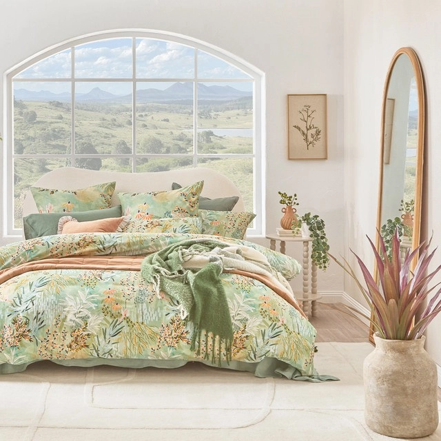 Bushland Bloom Quilt Cover Set by Steph Brooke