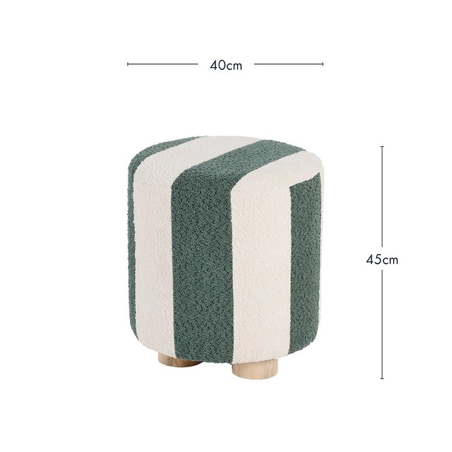 Edward Stripe Ottoman by M.U.S.E.