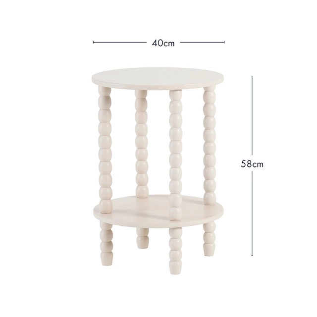 Mei 2 Tier Round Side Table by Habitat