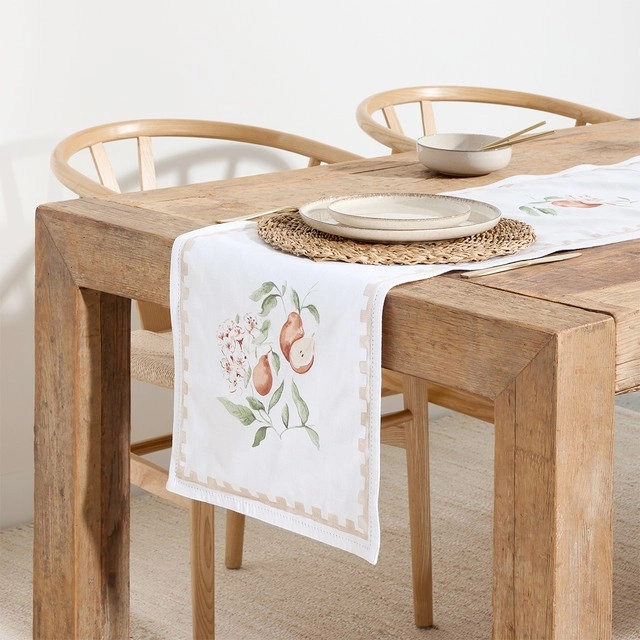 Pear Blossom Reversible Table Runner by Habitat