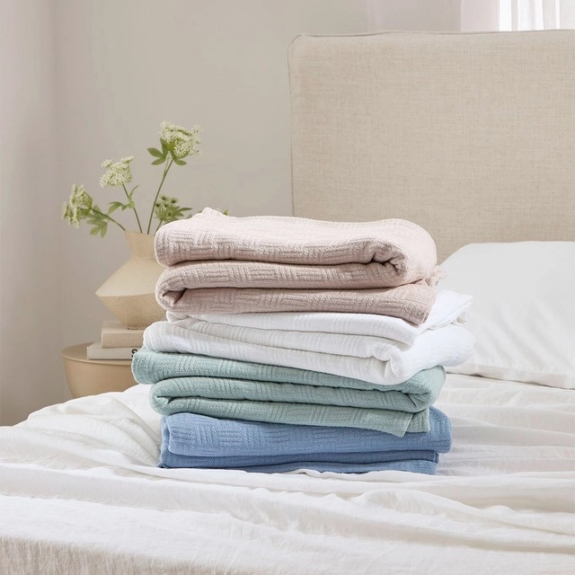 Softer Than Silk 340gsm Cotton Bamboo Blanket by M.U.S.E.