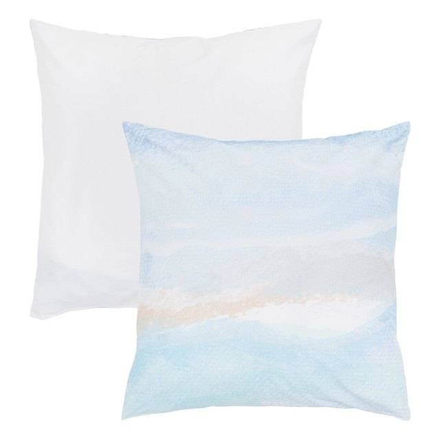 Brae Dusty Blue European Pillowcase by Habitat