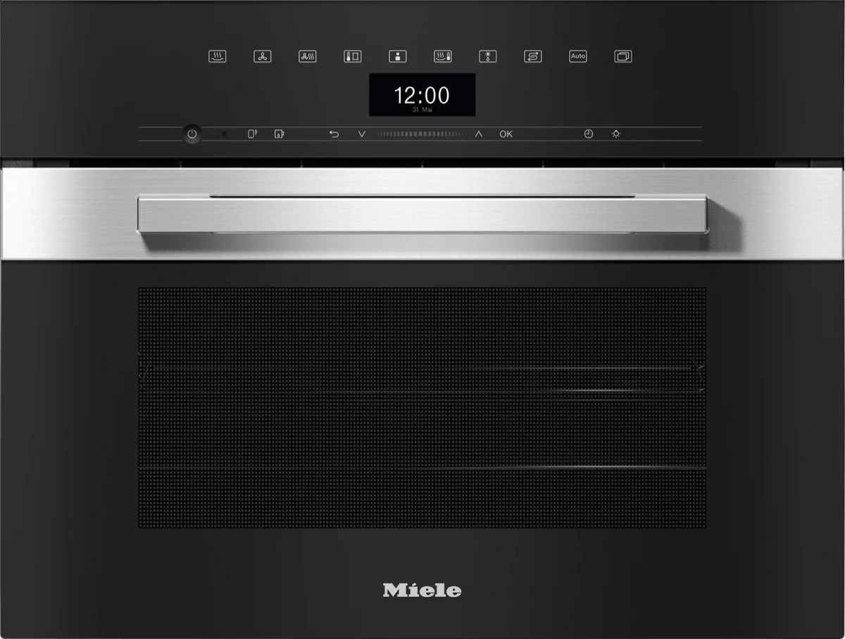 Miele Pro Steam Combi Oven with Hydroclean Clean Steel