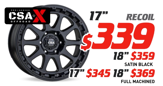 17" Wheel - CSA-X Recoil