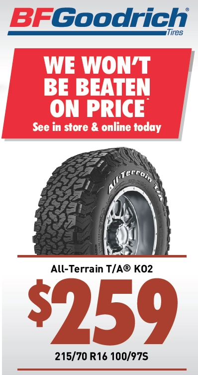 Tyre - BFGoodrich All-Terrain T/A KO2