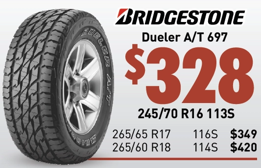 Tyre - Bridgestone Dueler A/T 697