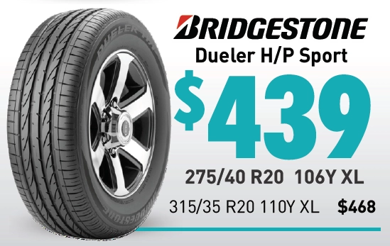 Tyre - Bridgestone Dueler H/P Sport